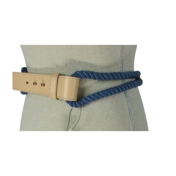 Chico's Rope Leather Belt Nautical Coastal Size L NEW $54 - Picture 8 of 9